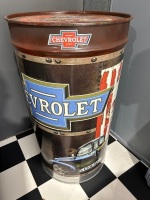 Stickered Chevrolet V8 Lounge 44gal Drum - 2