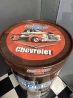 Stickered Chevrolet V8 Lounge 44gal Drum - 3