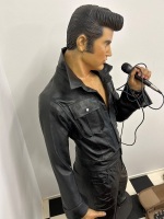 Life Size Elvis Statue with Microphone  - 2