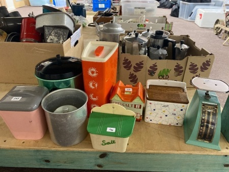 Selection of Vintage / Retro Cannisters