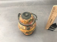 Small Hand Painted Chinese Opium Jar - 5