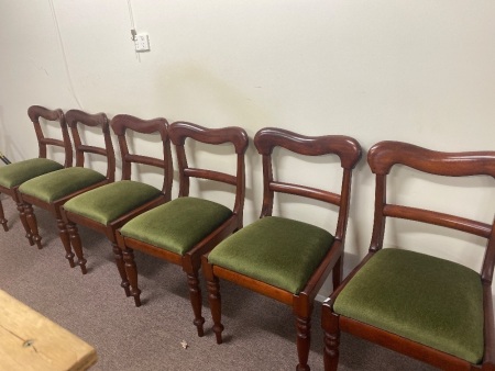 Set 6 Antique Dining Chairs