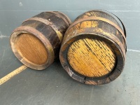 2 Oak Wine / Spirit Barrels Display Only - 3