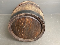 Oak Wine / Spirit Barrel with Brass Tap - Display Only - 3