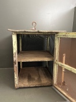 Antique Wooden Hanging Meat Safe - 2