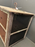 Antique Wooden Hanging Meat Safe - 4