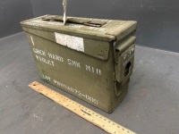 Australian Military M18 Smoke Grenade Violet Smoke Ammo Box - 2