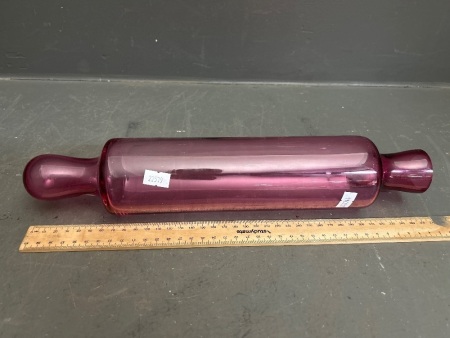 Pink Glass Rolling Pin