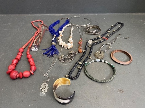 Selection of Fashion Necklaces and Bracelets