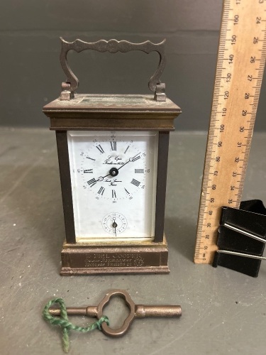 Antique French Miniature Carriage Clock