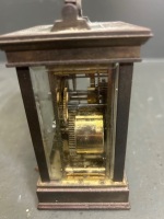 Antique French Miniature Carriage Clock - 4