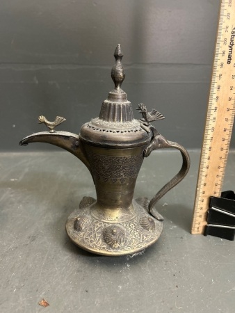 Vintage Middle Eastern Brass/Copper Ottoman Coffee Pot