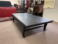 Large Low Set Wooden Table