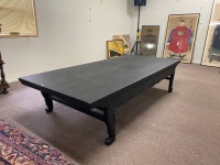 Large Low Set Wooden Table - 4