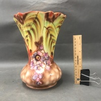 Vintage Falconware Glendon Vase with Frog Insert