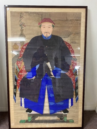 Large Oriental Ancestral Portrait