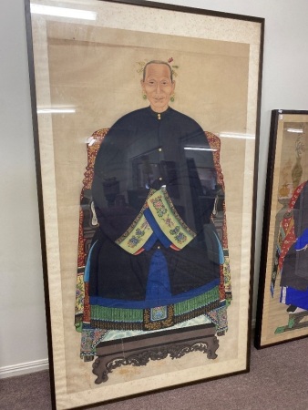 Large Oriental Ancestral Portrait