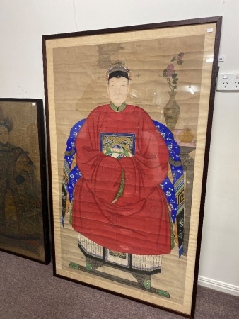 Large Oriental Ancestral Portrait