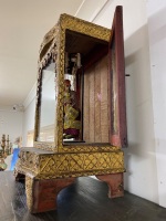 Asian Marionette in Gold Embellished Display Case - 2