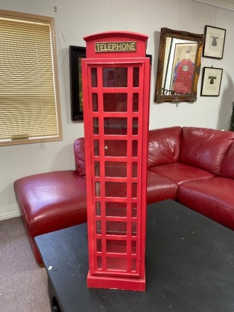 Decorator Telephone Box Display Cabinet