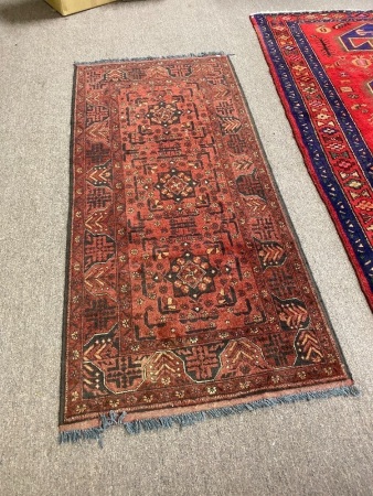 Small Asian Style Hand Knotted Persian Rug