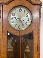 Antique Walnut Grandfather Clock - 2