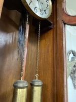 Antique Walnut Grandfather Clock - 3