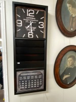 Metal Clock and Calendar