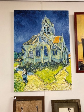The Church at Auvers Van Gogh Print