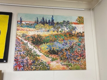 Garden at Arles Vincent Van Gogh Print