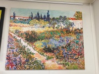 Garden at Arles Vincent Van Gogh Print - 2