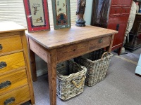 Baltic Pine Desk with two Drawers - 2