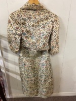 Chinese Heavy Silk Ying Tai Co. Tailored Dress and Jacket Bought in 1946 - 2