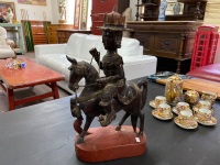 Antique Burmese Nat on Horse