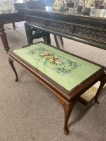 Tapestry top coffee table - 2