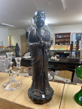 Standing Wooden Buddha