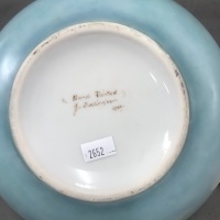 Vintage Hand Painted & Signed Limoge Dish & Hnad Painted Bowl Signed J.Buckingham - 2