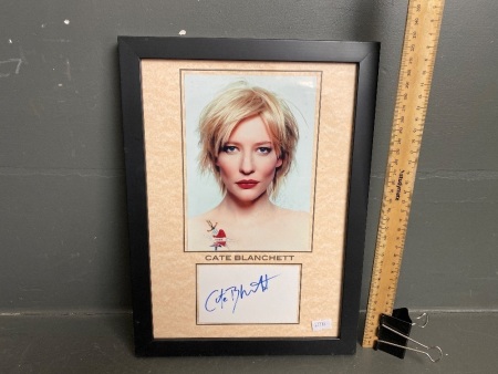Signed Cate Blanchett Photo
