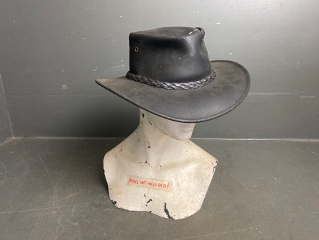 OzHatz Buderim Leather Hat (M)