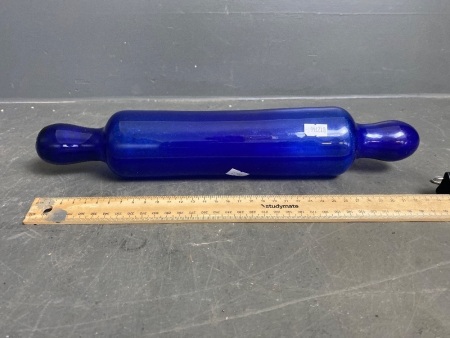 Blue Glass Rolling Pin/Float