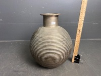 Odissi Metal Vase 32cm