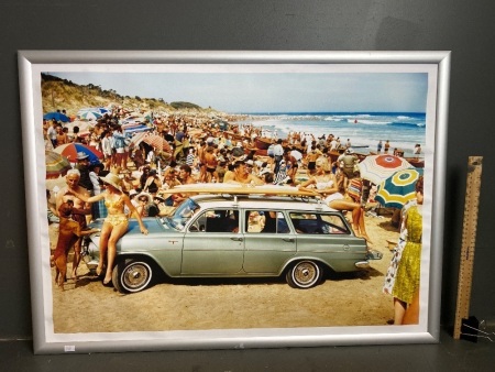 A Typical Day at the Beach Poster