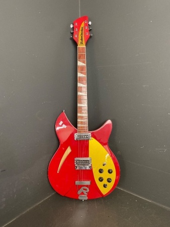 Red Rickenbacker Eelctric Guitar