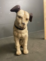 Cast Iron Puppy Dog Money Box / Door Stop - 3