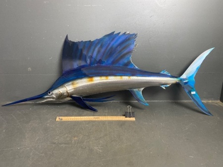 Sailfish Sculpure Marine Grade Stainless Steel Signed by Brendan Tracey