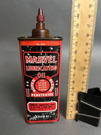 4oz Marvel Lubricating Oil Tin