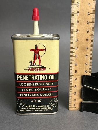 Archer Penetrating Oil Tin 4oz. - with oil