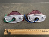 2 x Retro Cats Face Tail Lights - 2