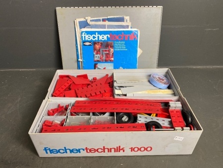 1 Box Vintage Fischer Tecknik Meccano set