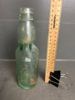 Cannington Shaw and Co. Glass Bottle with Glass Marble Stopper - 6